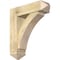 Ekena Millwork Thorton Arts and Crafts Rough Sawn Bracket w/ Offset Brace, Douglas Fir, 8"W x 28"D x 32"H BKT0806X28X32THR03RDF - alternate 1